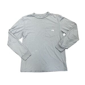 The North Face Mens Gray Long Sleeve Tee